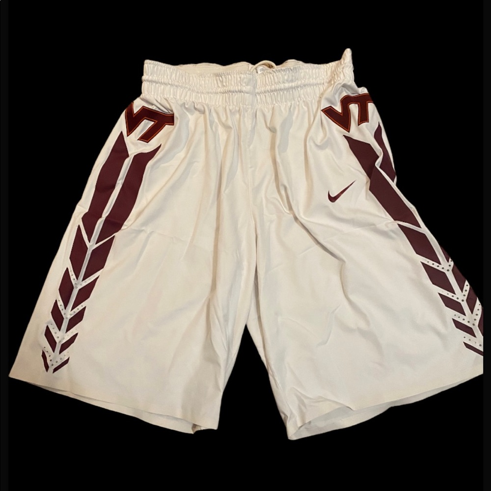 Virginia Tech game worn basketball shorts
